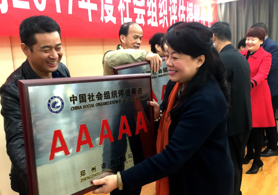 附：2017年度郑州市市属社会组织评估等级结果及名单